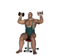 Shoulder Press - Kneeling Dumbbell